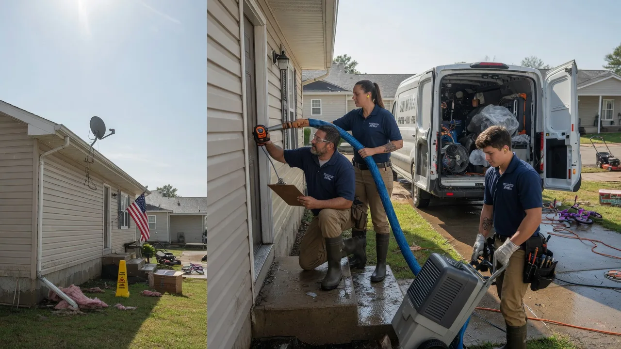 Ceiling Water Damage Restoration in Hammond, LA near me
